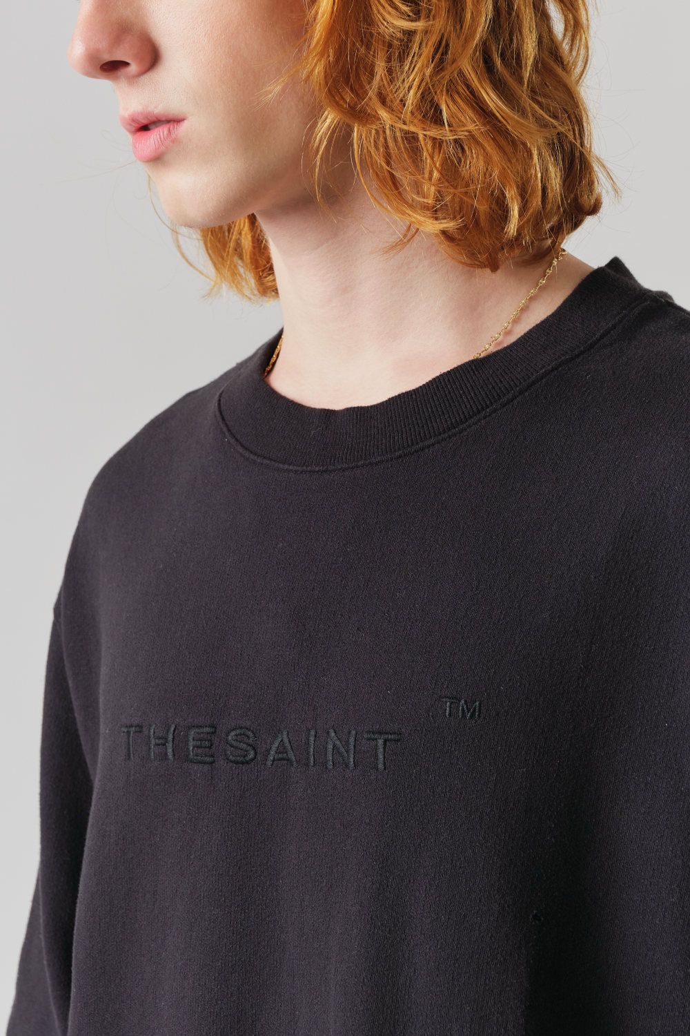 Camiseta The Saint - Unic Basic Embroidery - Black