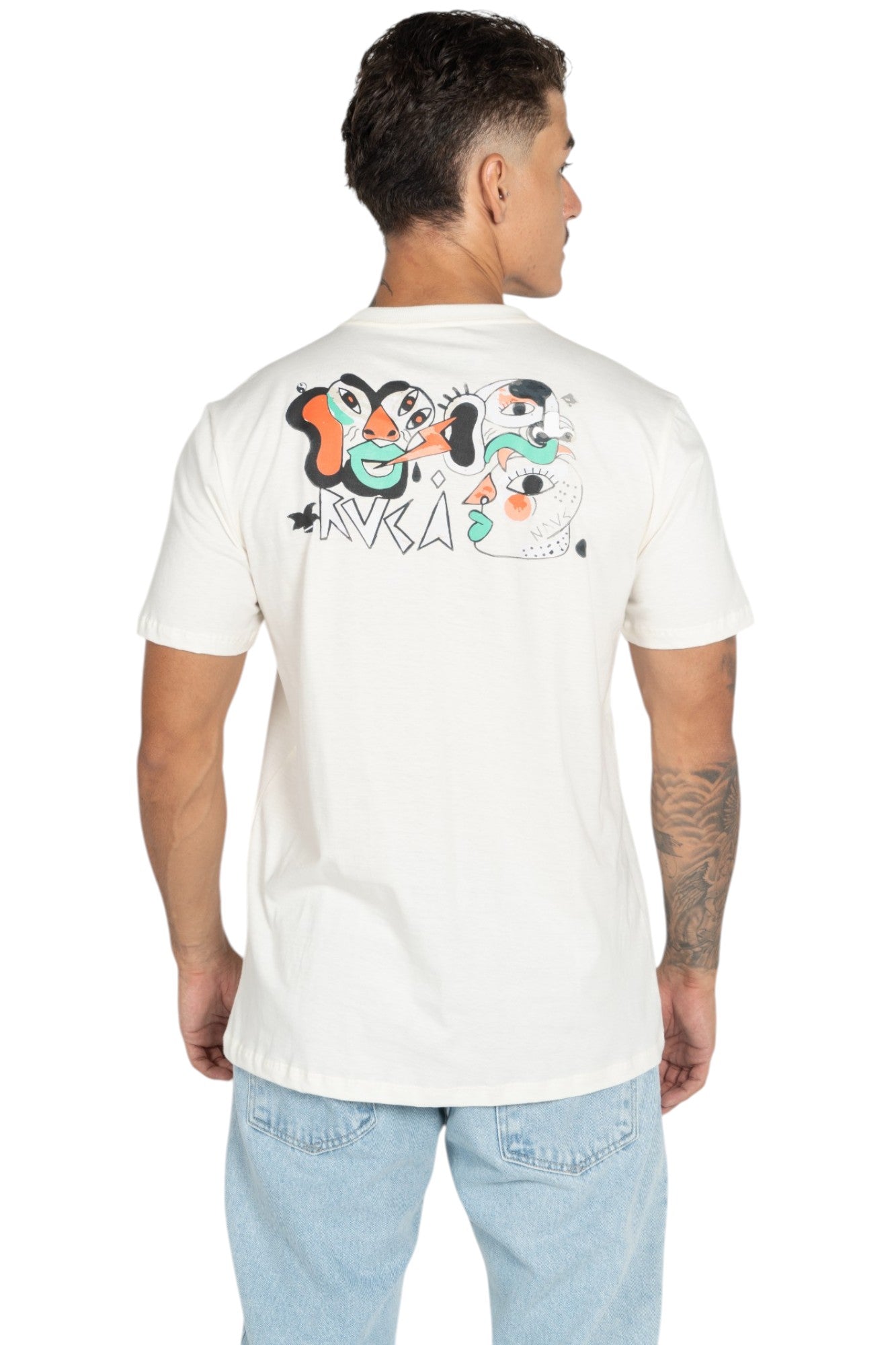 Camiseta RVCA - Nave - Snow White