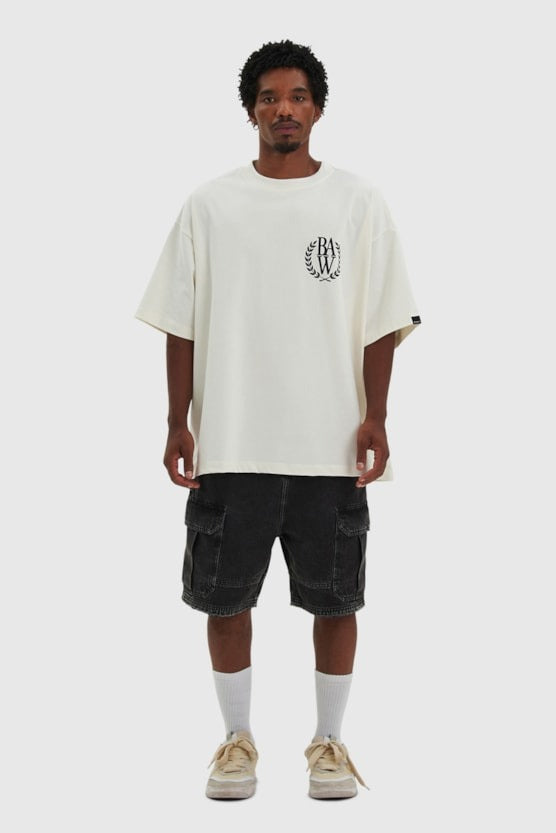 Camiseta BAW - Oversized Classy - Off White