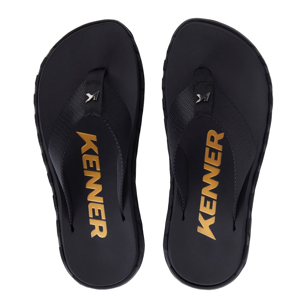 Sandália Kenner - Megah Poliester - Preto