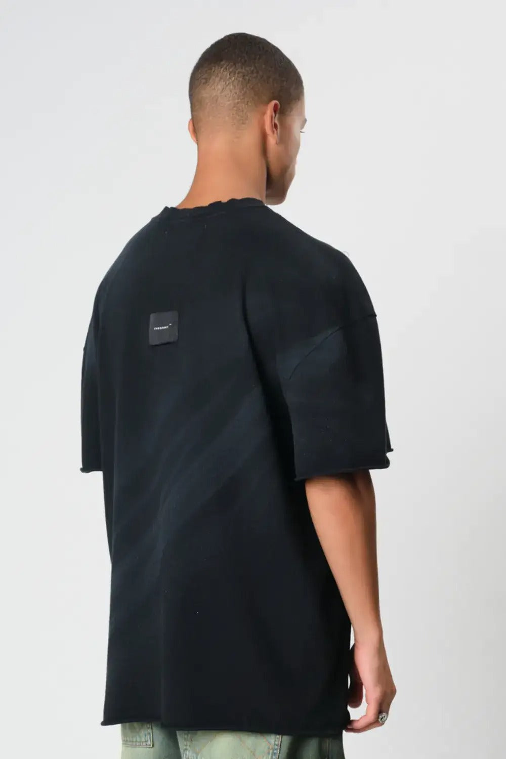Camiseta The Saint - Oversized Metamorfose Stoned - Black