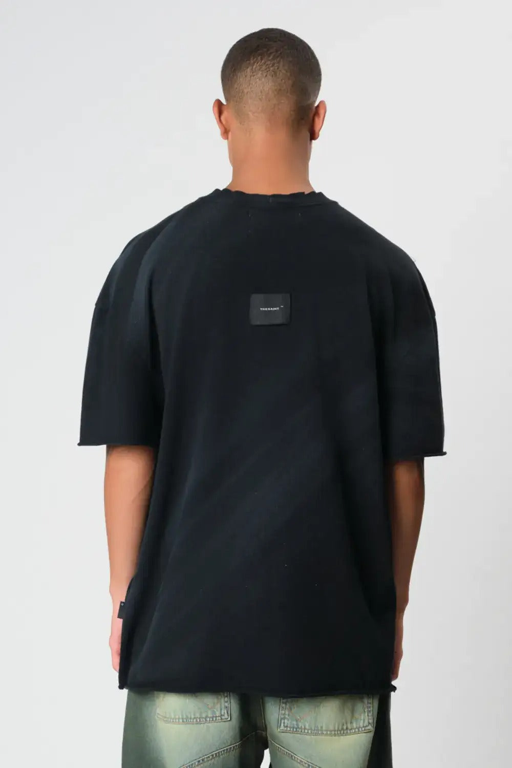 Camiseta The Saint - Oversized Metamorfose Stoned - Black