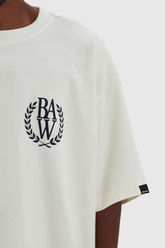 Camiseta BAW - Oversized Classy - Off White
