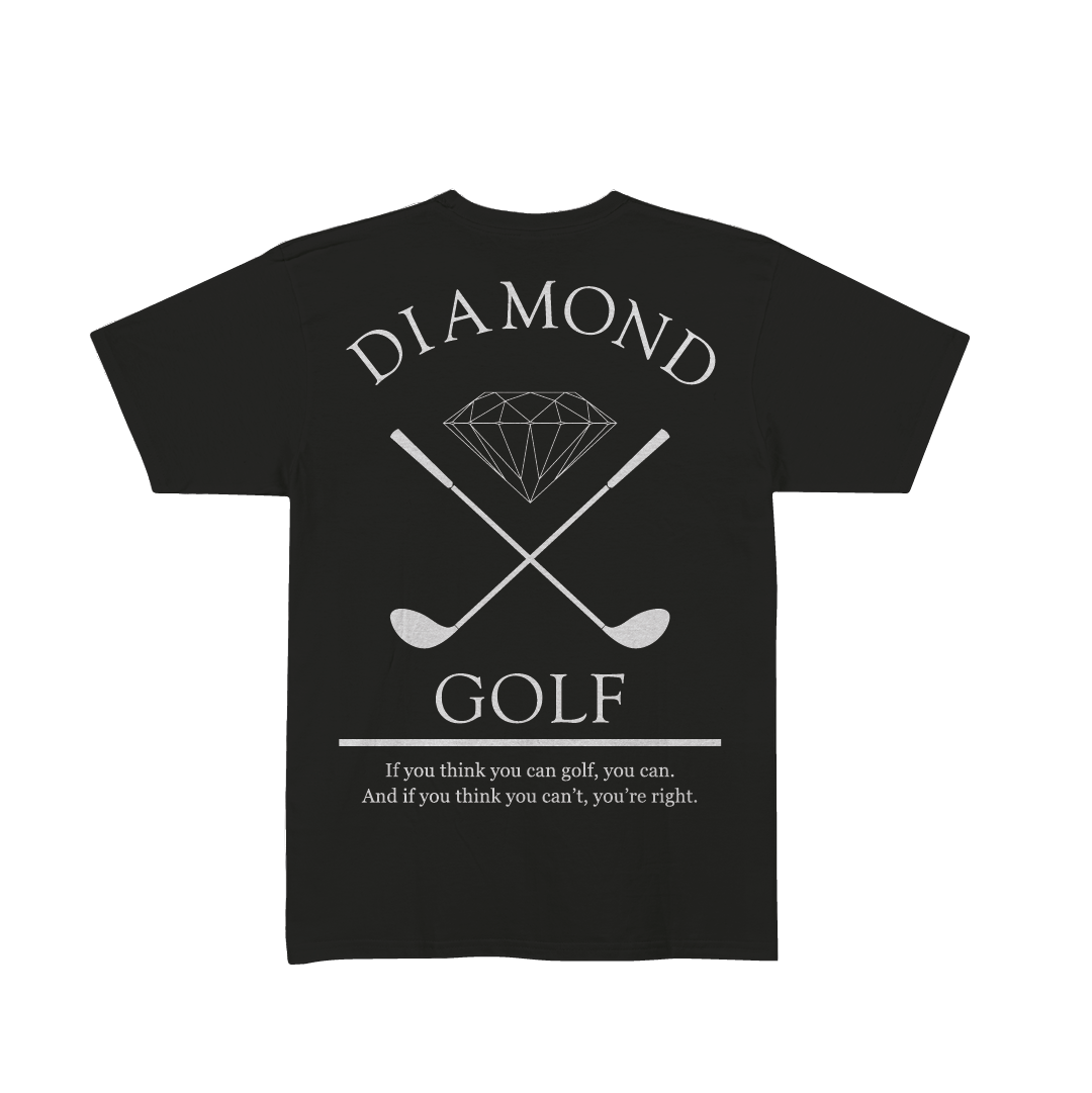 Camiseta Diamond - Golf Tee - Black