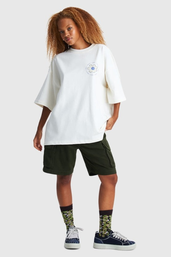 Bermuda BAW - Cargo BAW x Smiley - Verde Militar