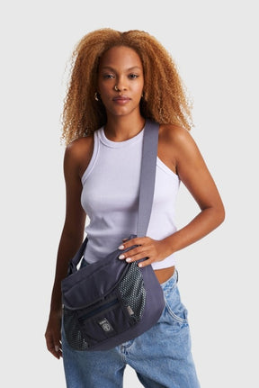 Shoulder Bag BAW - Cross Body Sporty Classy - Cinza