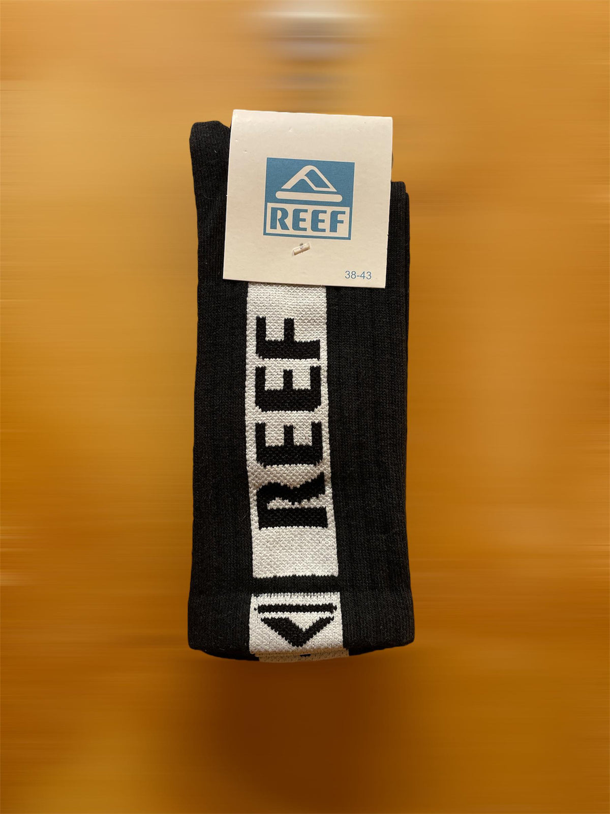 Meia Reef - Cano Longo Letreiro - Preto