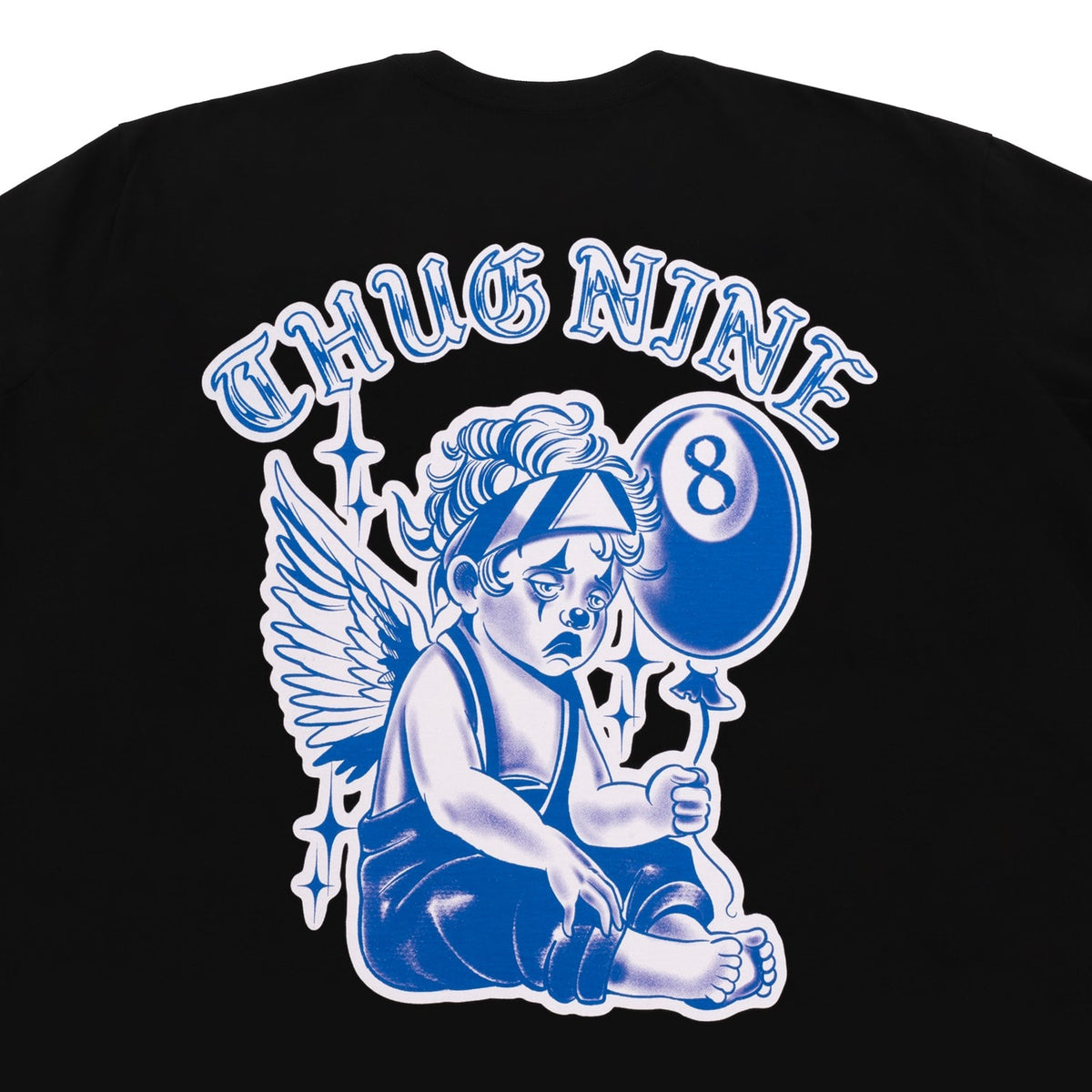 Camiseta Thug Nine - Eight Ball - Black