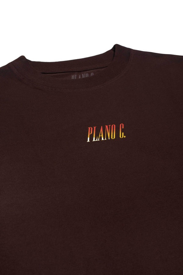 Camiseta Plano C - Flames - Brown