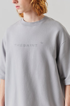 Camiseta The Saint - Oversized Unique Solid - Gray