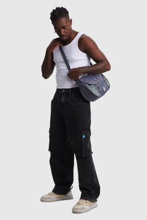 Shoulder Bag BAW - Cross Body Sporty Classy - Cinza