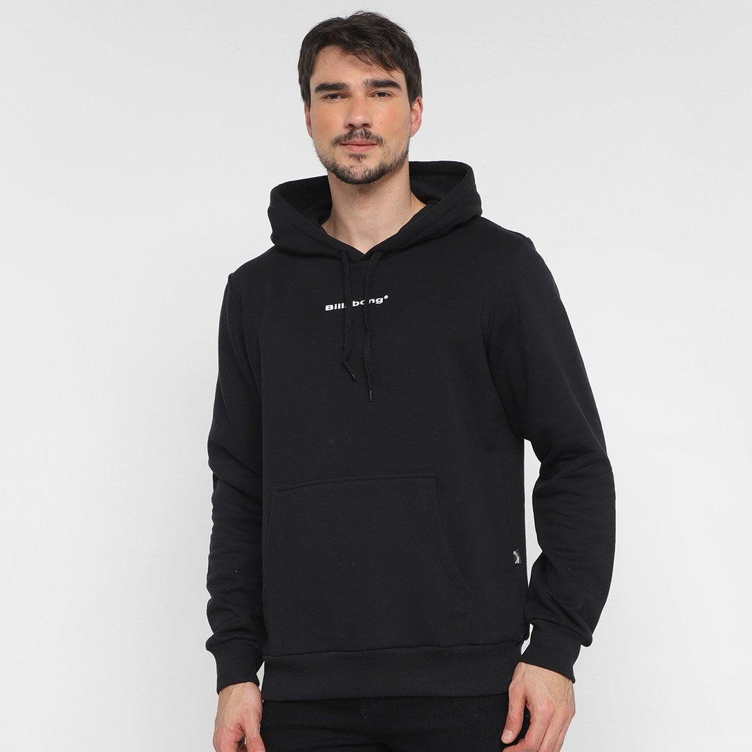Casaco Moletom Billabong - Fech Smitty - Preto