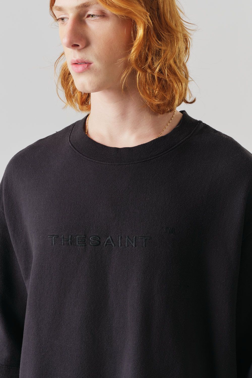 Camiseta The Saint - Unic Basic Embroidery - Black