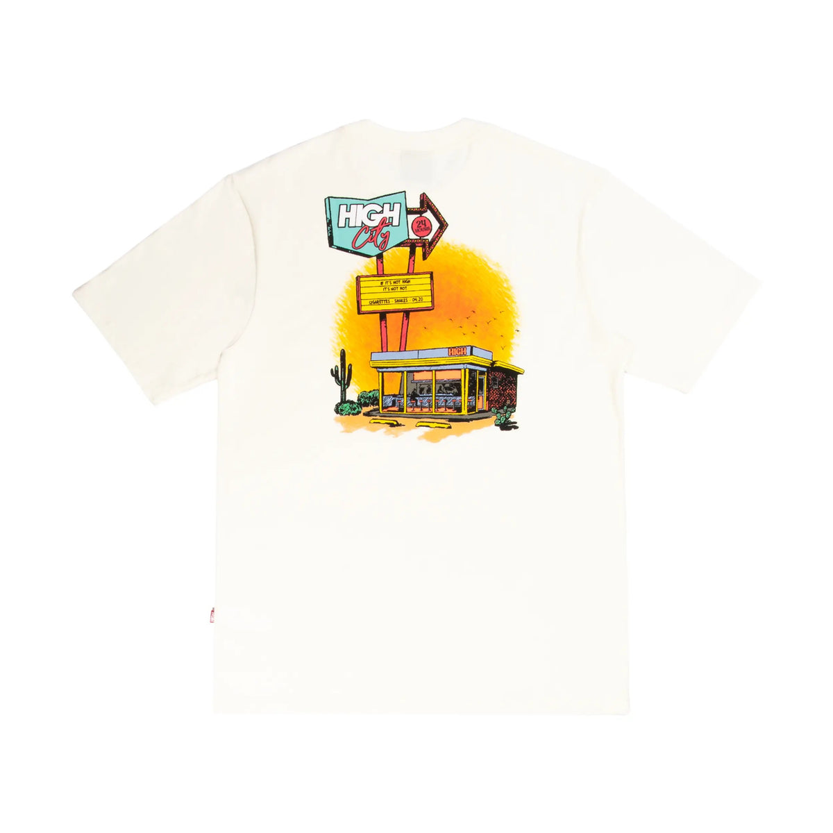 Camiseta High - Cafeteria - White