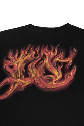 Camiseta Plano C - Flames - Black