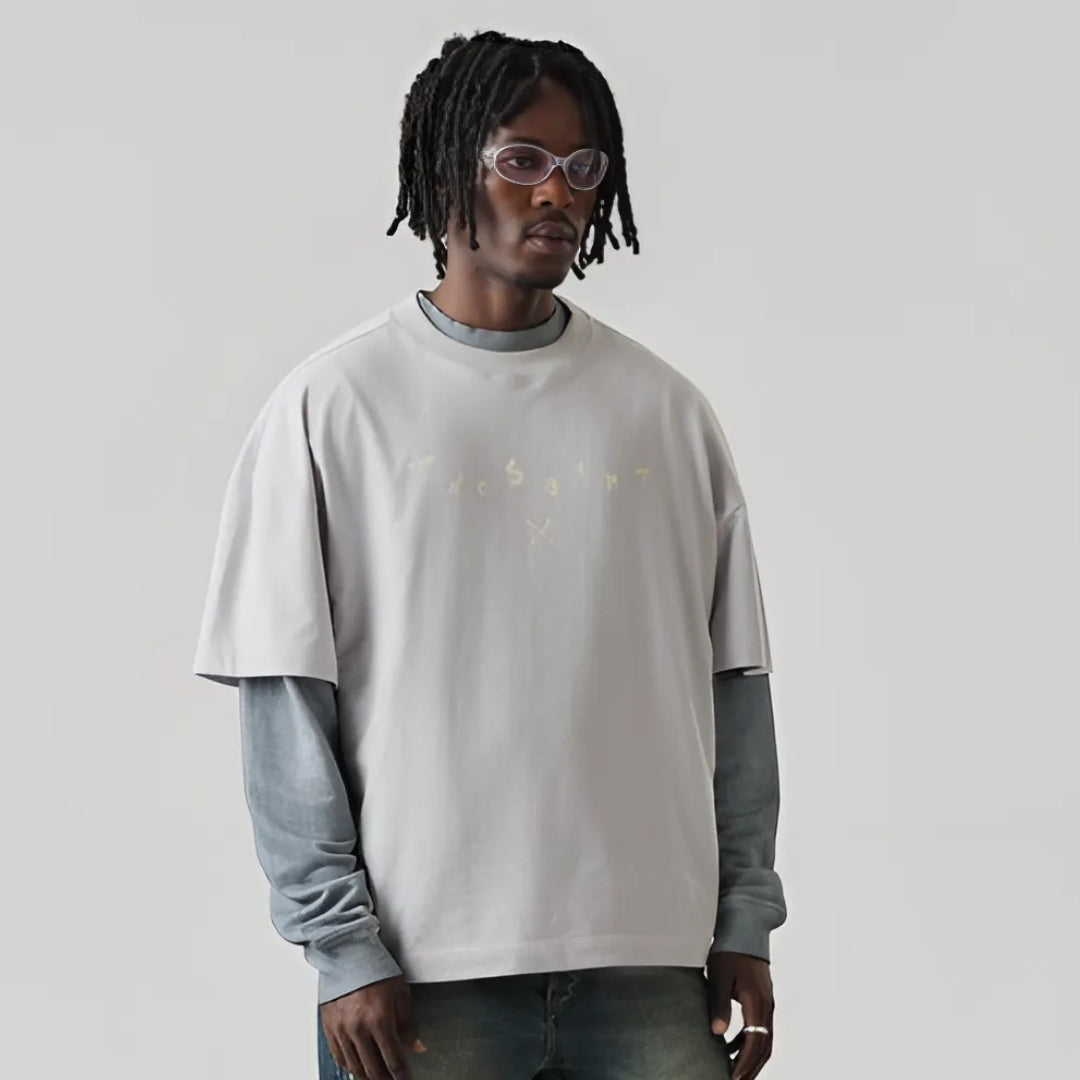 Camiseta The Saint - Boxy - Gray