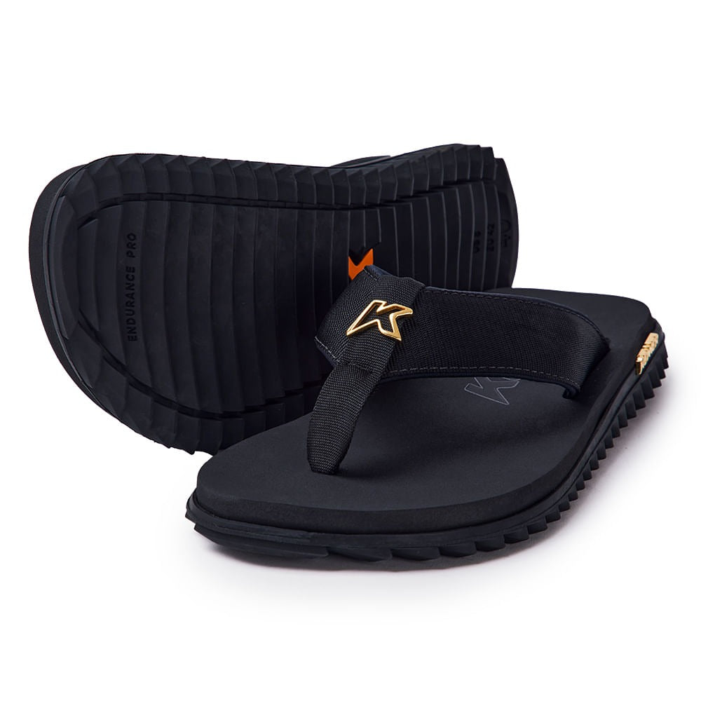 Sandália Kenner -  Kivah Nylon -  Preto