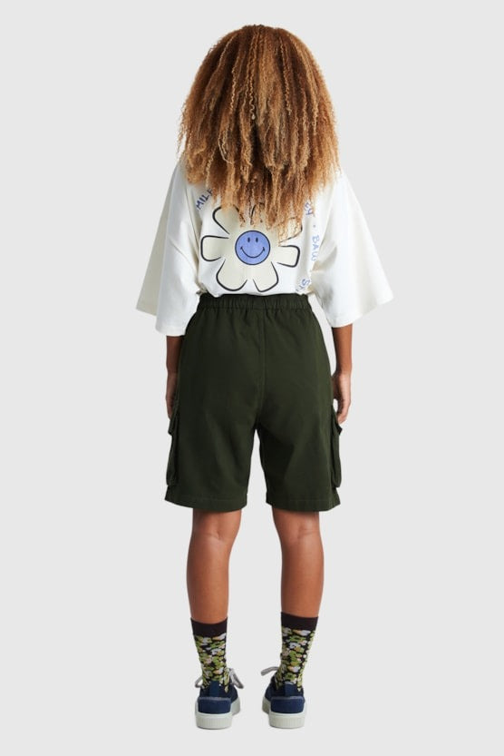 Bermuda BAW - Cargo BAW x Smiley - Verde Militar