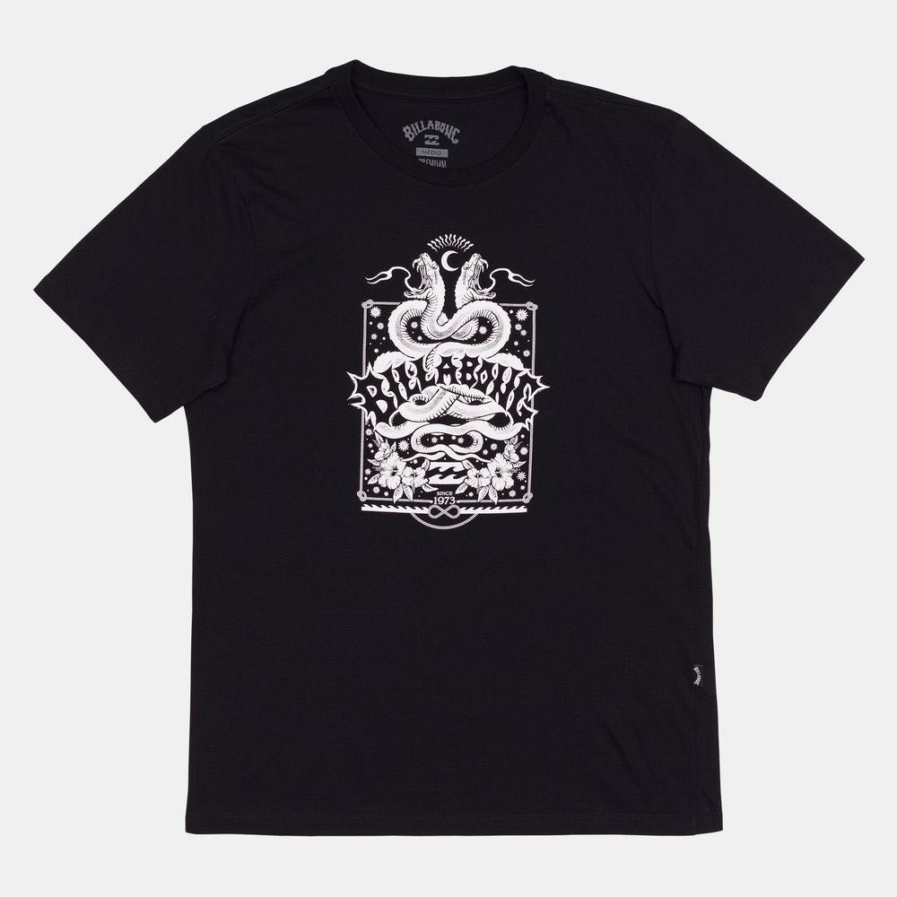 Camiseta Billabong - Snakey Arch - Preto