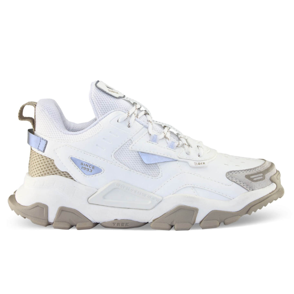 Tênis Qix - Trek Urban Hiking - Branco/Rato