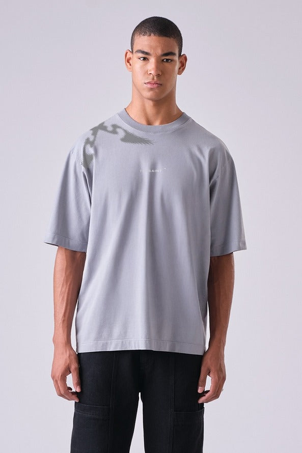 Camiseta The Saint - Neotribal x Oversized - Gray
