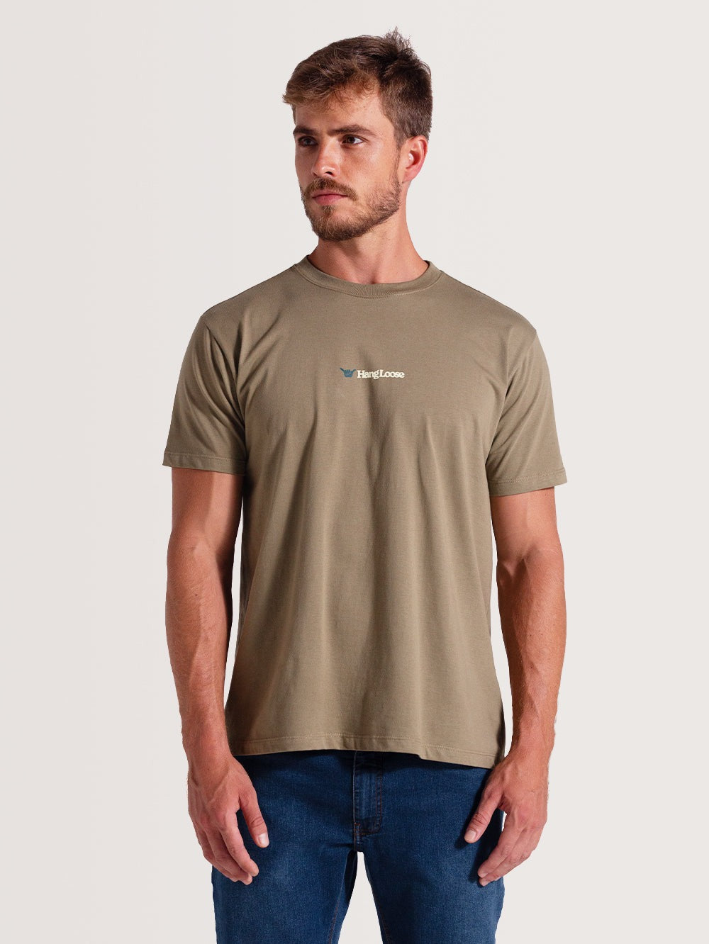 Camiseta Hang Loose - Classic - Caqui